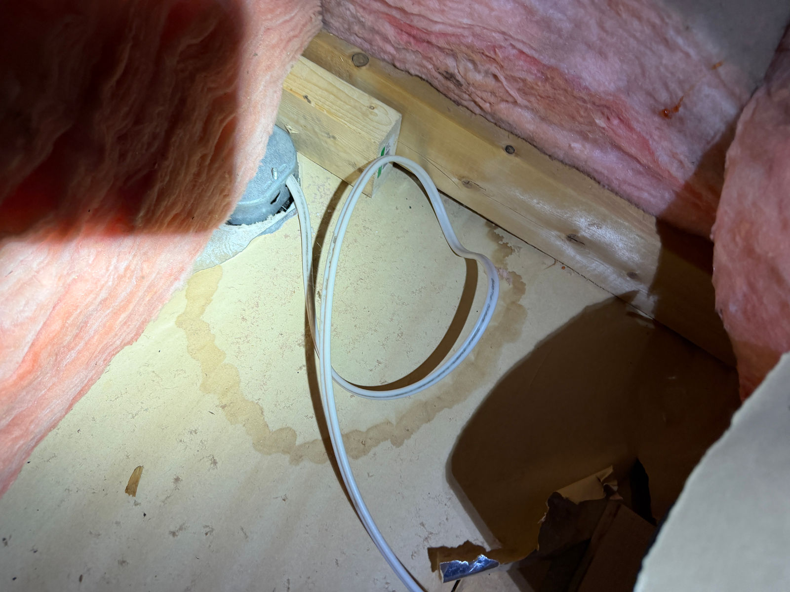 Entretoit inspecté lors d'une inspection préachat